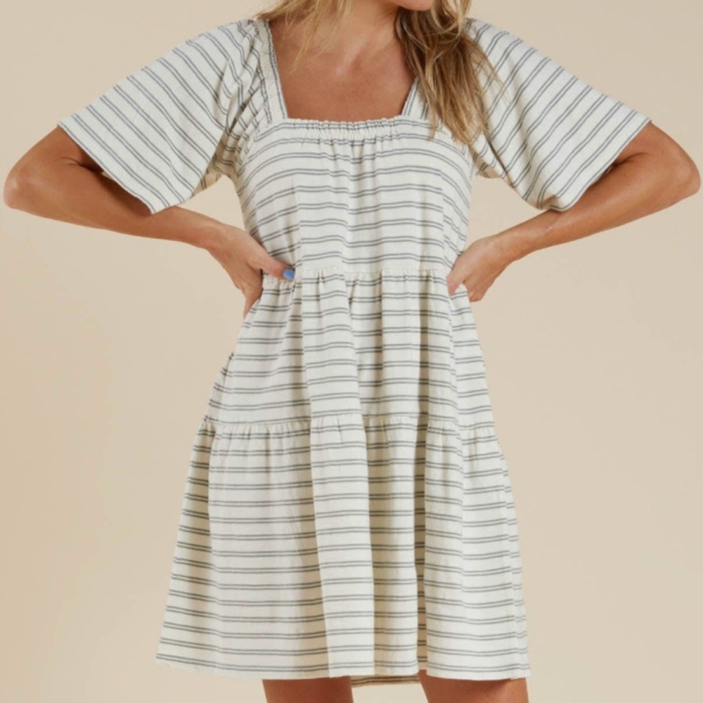 Rylee and Crew Striped Dress